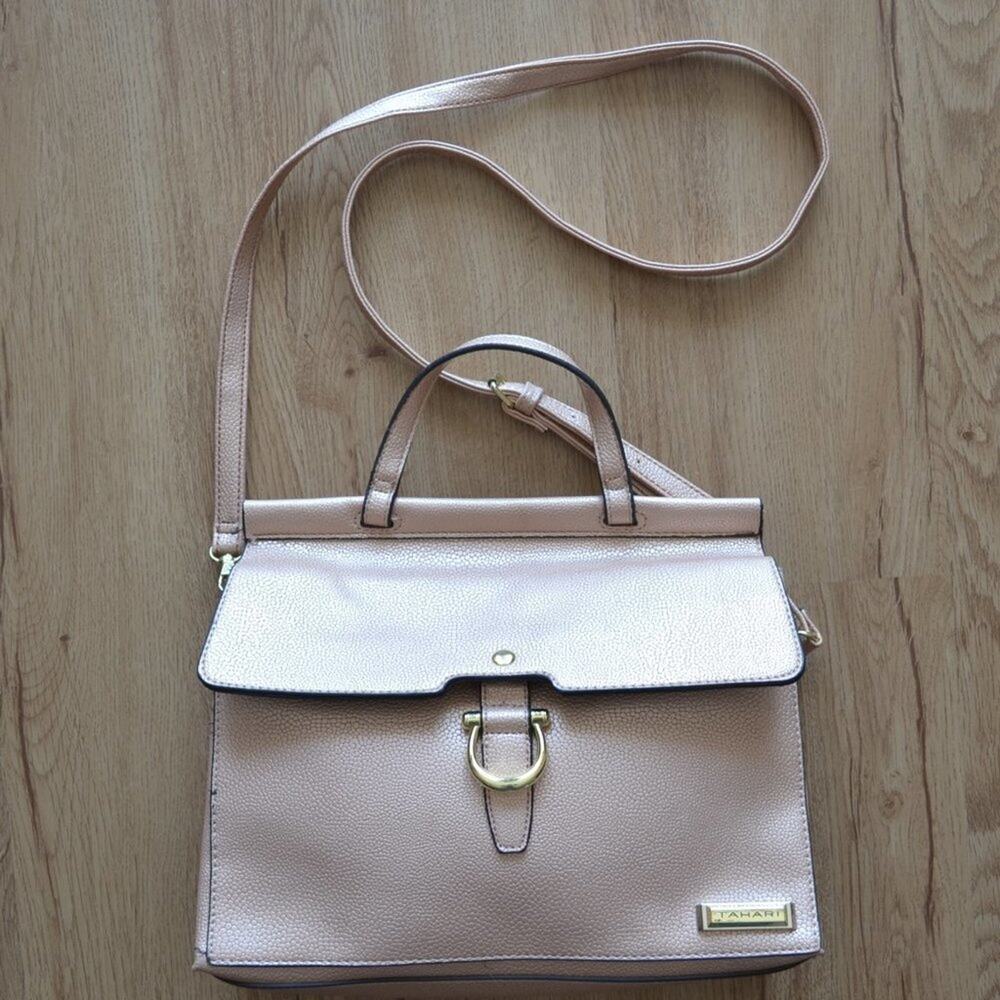 Tahari Crossbody Purse Light Pink